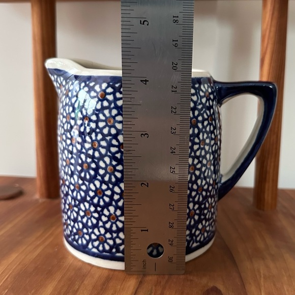 Boleslawiec Polish Pottery Pitcher Vintage Retro - Picture 8 of 10